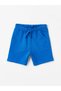 Lcw Kids Ecru Crew Neck Short Sleeve Printed Baby Boy T-Shirt and Shorts Set of 2 - 5