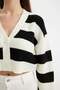 Ecru Women's Cardigan Z8539Az/Er105 - 4
