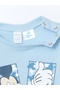 LCW baby BLUE Crew Neck Mickey Mouse Printed Baby Boy Shorts Pajama Set - 3