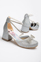 Bow Kids Evening Dress Shoes Heeled Shoes - 4