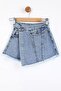Girl's Denim Shorts Skirt