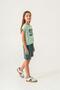 96 Girls Team Department of Athletics Printed Girls Shorts - T-Shirt Set - 5