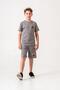 Ust Top and Back Printed Boy Shorts - T-Shirt Set - 3