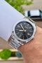 Men's Wristwatch with Smoked Dial Metallic Color 2 Years Warranty - 3
