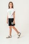 96 Girls Team Department of Athletics Printed Girls Shorts - T-Shirt Set - 2
