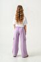 Cargo Pocket Legs Riveted Pocket Cover Inspiration Printed Girls' Sweatpants - 7