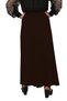 Hijab Large Size Fitted Lined Portorico Flared Mother's Skirt Product Length 95 cm - 8