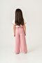 Live in the Moment Printed Girl's Sweatpants with Slits and Bow - 8