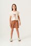 Mucho Amor Printed Girl's Shorts - T-Shirt Set