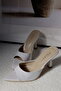 Sophistica Women's Pointed-Toe Strap Detail Heeled Slipper Sandals - 8
