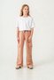 Cargo Pocket Legs Riveted Pocket Cover Inspiration Printed Girls' Sweatpants - 2