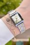 Yellow Metallic Color Women's Wristwatch with 24 Months Warranty - 4