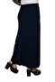 Hijab Plus Size Closed Slit Lined Portoriko Fabric Plain Mother Skirt - 2
