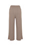 Women's Mink Color Tie-Waist Cloutte Fit Pants - 2