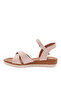 Women's Cross Strap Ankle Sandals Nude 21633102 - 3