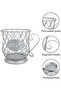 Coffee Pods Capsule Storage Basket Grey 18.5x17.5x14cm - 3