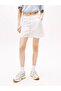 Ommy Jeans Women's Yale Blue Cotton‑Linen Shorts - 2