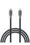| كابل USB-C إلى Lightning PD - 1 متر - رمادي - نايلون مضفر - معتمد من MFi - 2