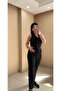 Elastic Belted Fabric Trousers - 2