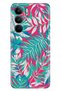 C75 (Rmx3941) Case Decorative Silicone Printed Cover Matte Leaf
