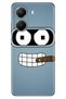 X7 Pro Phone Case Decorative Silicone Printed Cover Robot Smoke