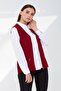 Women's Steel Knit Pocket Zippered Plain Knit Vest - 7