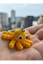 Cute Octopus Keychain – Yellow Color |   3D Printing Pla Figure |   Collectible & Gift - 3
