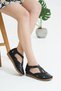 Mira Women's Leather Orthopedic Sandals Shoes Suitable for Heel Spurs and Bone Protrusions - 5