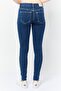 Women Skinny Fit Washed Mid Rise Stretchable Denim, Blue - 4