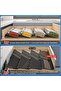 Black Acrylic 4-Tier Spice Drawer Organizer, Expandable Rack for Kitchen Drawers (2 Sets) - 3