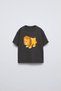Boy's Lion Detailed Striped Shorts Suit - 3