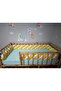 500 cm 4-Piece Knitted Protection Model / 90X190 Montessori Bed Door Gap Open