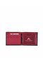 Men's Leather Wallet 527 - Black Red 2/8 Model - 3