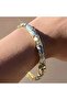 Blue and White Flower and Enamel Bracelet - 5