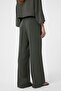 Khaki Relaxed Women's Trousers - 4