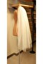 Bridal Veil-Wedding Veil Off White 1 Metre Length 3 Metre Width Oval Cut with Comb Intense Imagine Tulle - 3