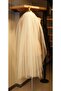 Bridal Veil-Wedding Veil Off White 1 Metre Length 3 Metre Width Oval Cut with Comb Intense Imagine Tulle