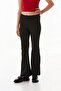 Glittery Ribbed Flare Girls' Leggings Pants - 7