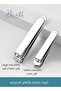 Precision nail clipper with a surface for smoothing edges - 2