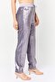 Women Regular Fit Straight Leg Squinted Jogger Pants, Purple - 3