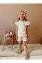 Yigit Boutique Girl's Set with Muslin Fabric Shorts - 2