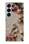 جراب من السيليكون الشفاف بتصميم ورود الصحف القديمة المتوافق مع هاتف Galaxy S25 ULTRA