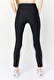 Women Sportswear Fit Pull On Training Leggings, Black - 2