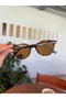 Victoria Cat Eye Leopard 49 Ekartman Sunglasses Women Men Light Weight Slanted Small Glasses - 4