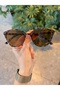 Victoria Cat Eye Leopard 49 Ekartman Sunglasses Women Men Light Weight Slanted Small Glasses - 3