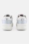 Women Lace Up Casual Shoes, Silver - 2