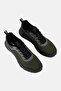 Men Lace Up Outdoor Shoes, Olive - 4
