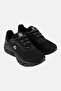 Women Lace Up Running Shoes, Black