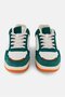 Men Leather Upper Lace Up Outdoor Shoes, Multicolor - 4