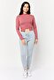 Women Sportswear Fit Long Sleeves Training Top, Rust Pink - 3